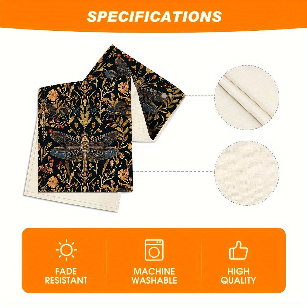 Polyesterdan tayyorlangan, Elegant William Morris maymunqush gullari naqshidagi stol yugurti, oshxona, ovqat xonasi, partiyalar va uy bezaklari uchun. Stol usti bezaklari uchun ideal.