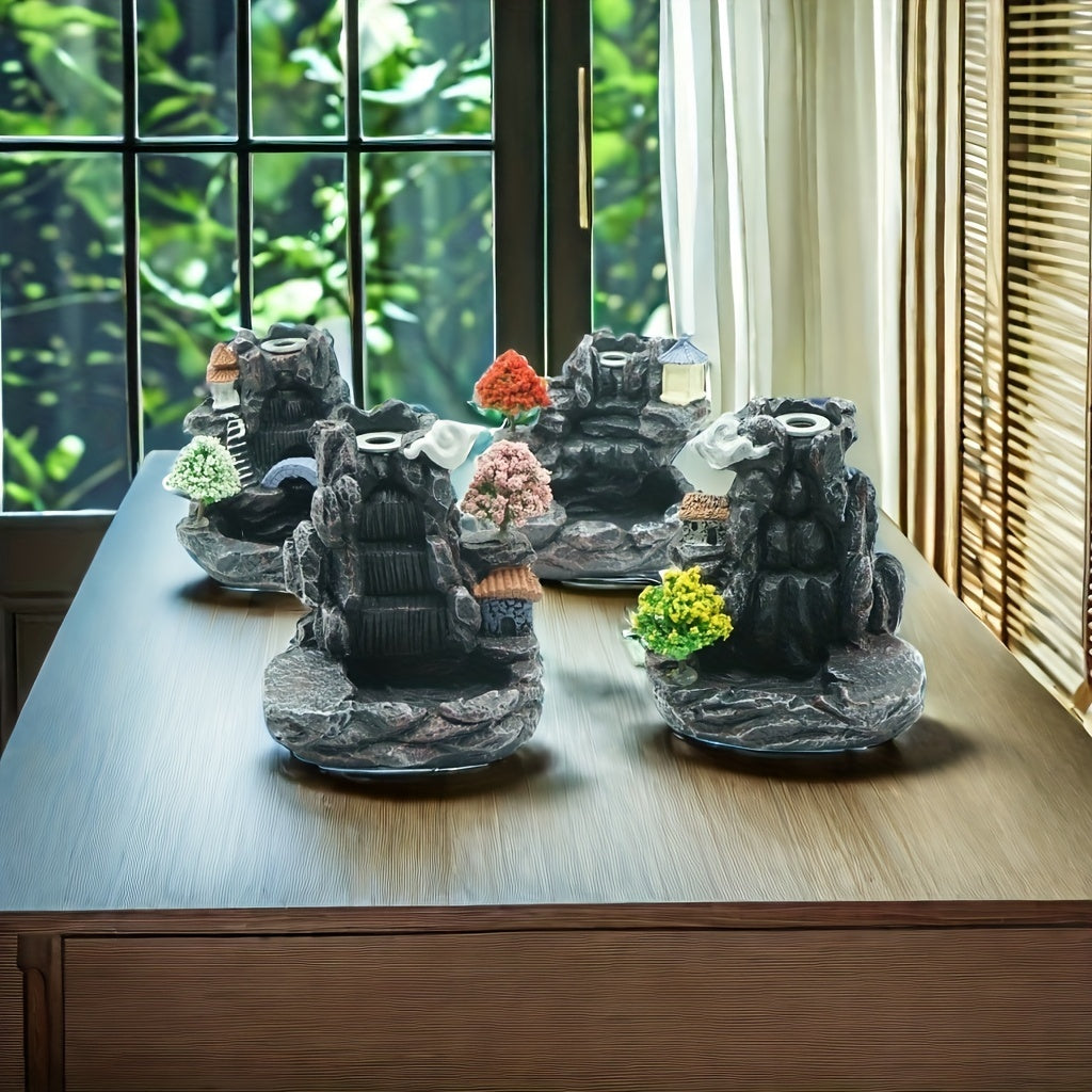 Резиновый фонтан для благовоний для домашней ароматерапии, идеален для подарков на праздники.