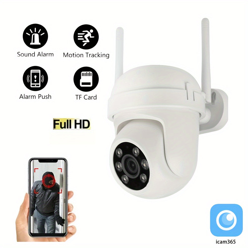Wireless Security Camera 2.4G 1080P HD Waterproof Indoor Motion Detection Two-Way Audio