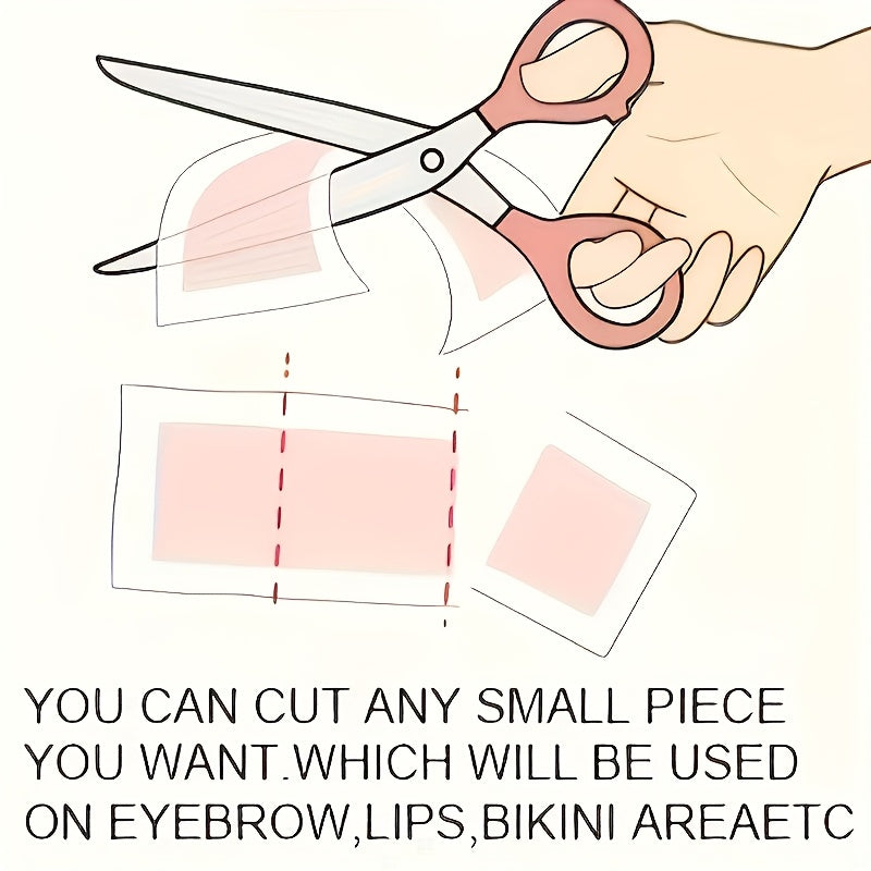 20Pcs Hair Removal Wax Paper For Facial Bikini Line Beard Eyebrows