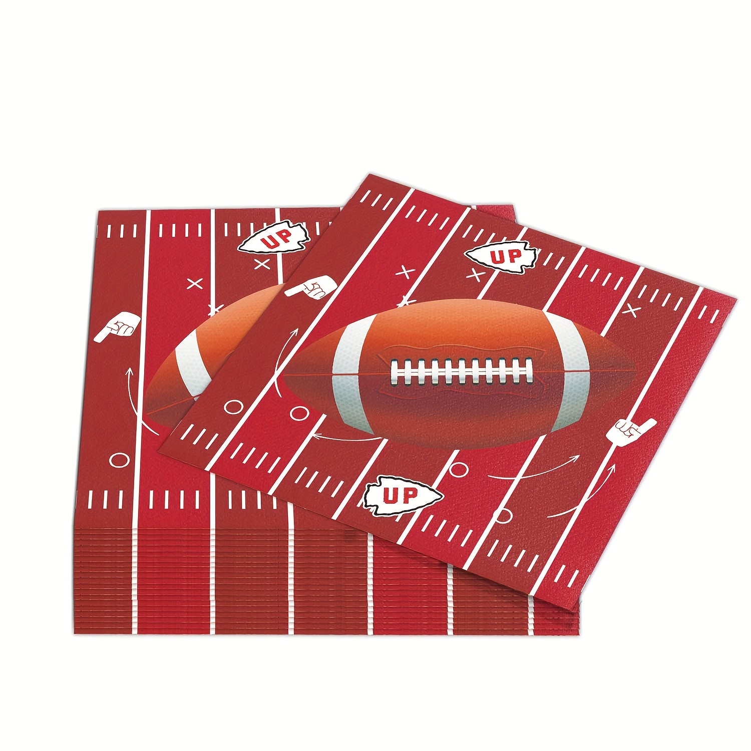 Servilletas temáticas de fútbol para eventos deportivos y fiestas Pack de 20