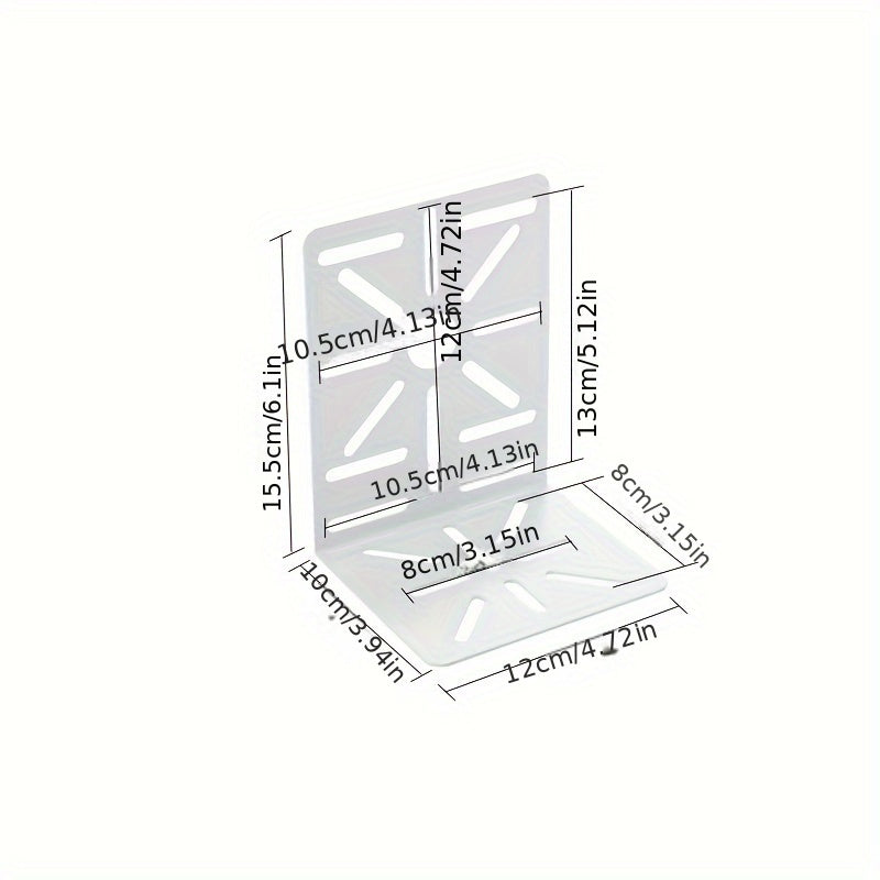 L-Shaped Iron Camera Mount Bracket for CCTV and Dome Cameras Indoor Wall Mount