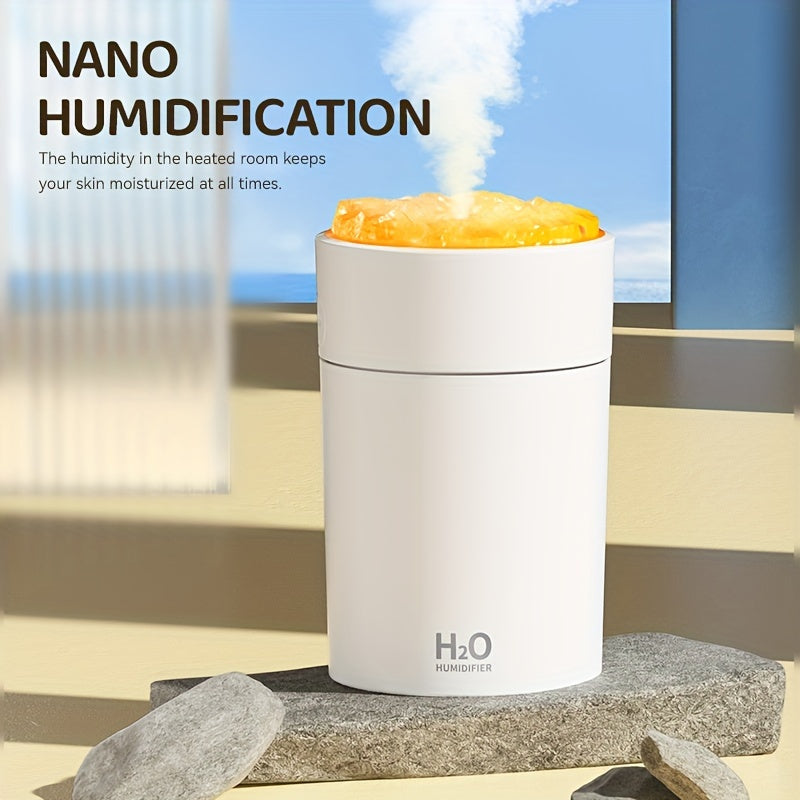 Quiet Mist Humidifier with Colorful Lighting for Small Spaces USB Powered Aromatherapy