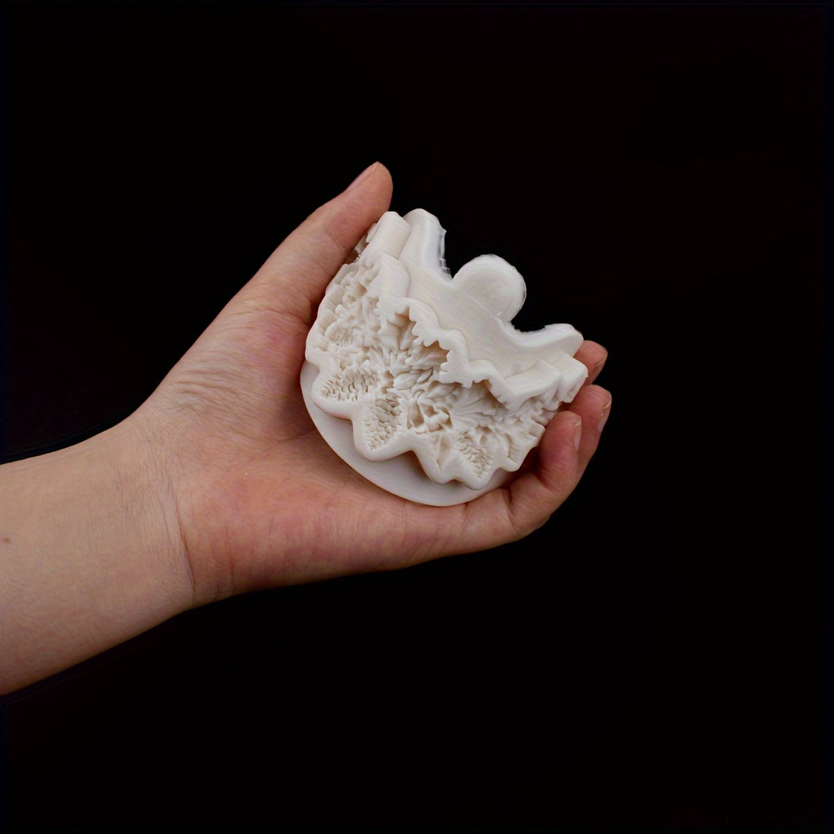 Silicone Christmas Wreath Mold 3D Resin Candy Fondant Cake Decorating Tool