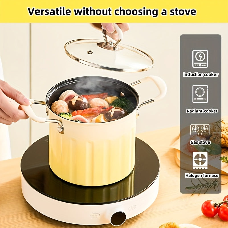 Ko‘p maqsadli qovurish uchun zanglamaydigan po‘latdan yasalgan filtrli yuqori samarali chuqur qovurish moslamasi, elektr va gaz plitalari uchun ideal. Frantsuz kartoshkasi, tovuq va sho‘rvalar uchun ajoyib. Mustahkam konstruktsiya.