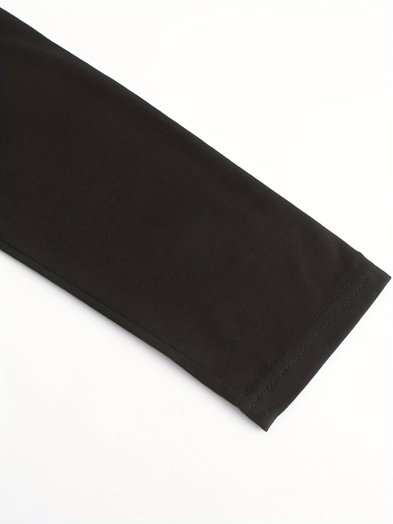 Men's Black Thermal Turtleneck Shirt for Fall Winter Long Sleeve Knit Fabric