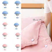 Set of 10 Red Nylon Duvet Cover Fasteners No-Slip Invisible Bed Sheet Holders