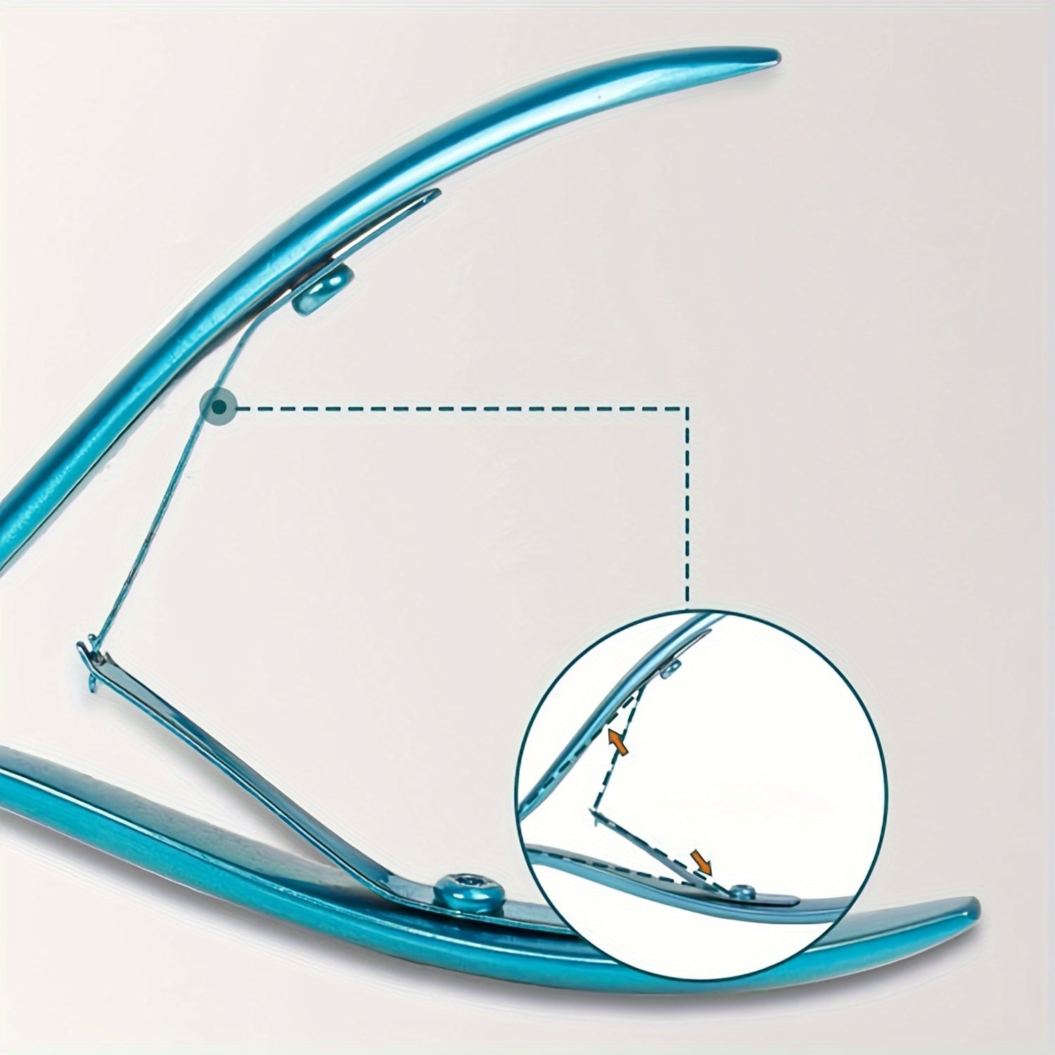 Stainless Steel Ingrown Toenail Tool with Sharp Pointed Tip Wide Jaw Podiatry Nail Clipper