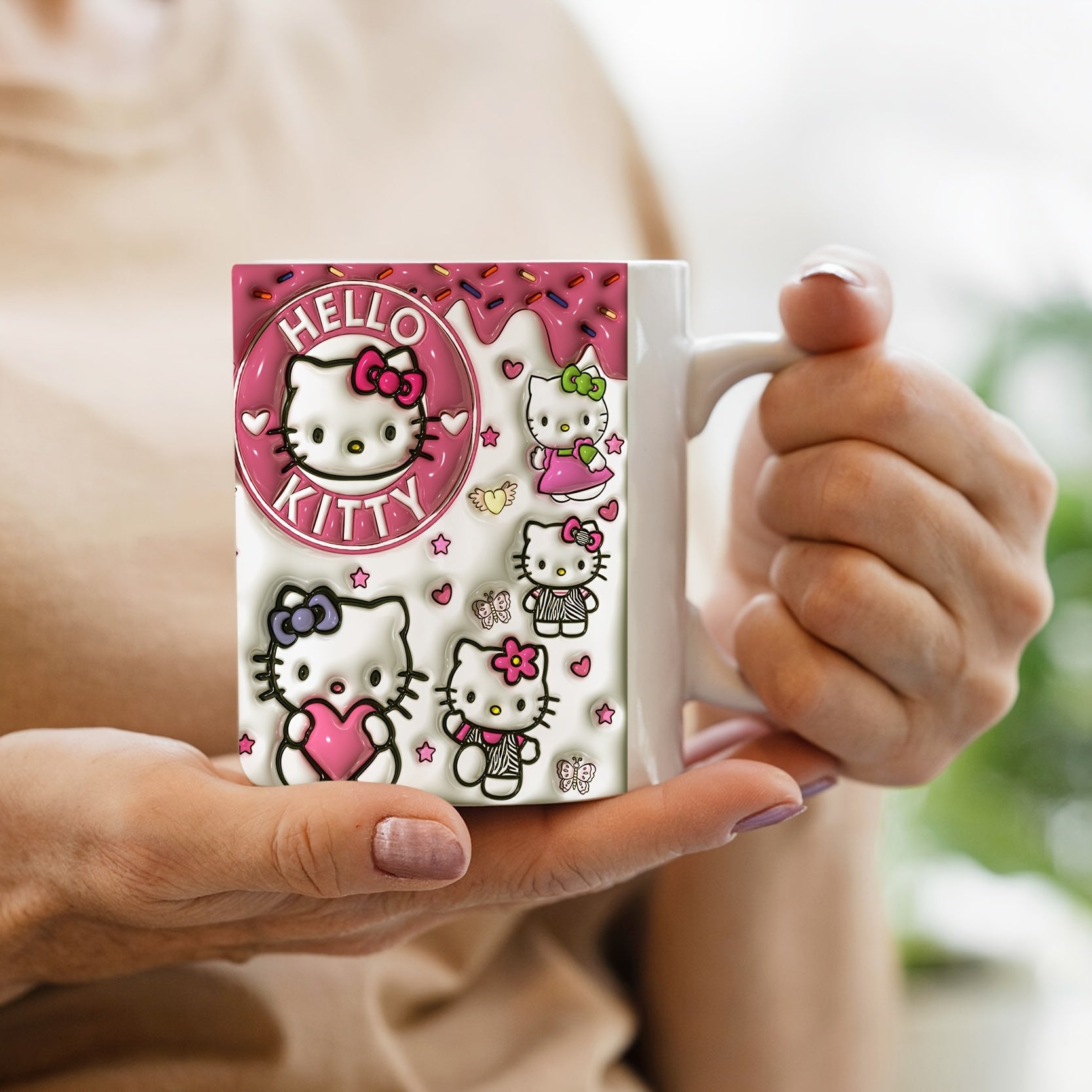 Ceramic Hello Kitty Coffee Mug for All Seasons and Holidays