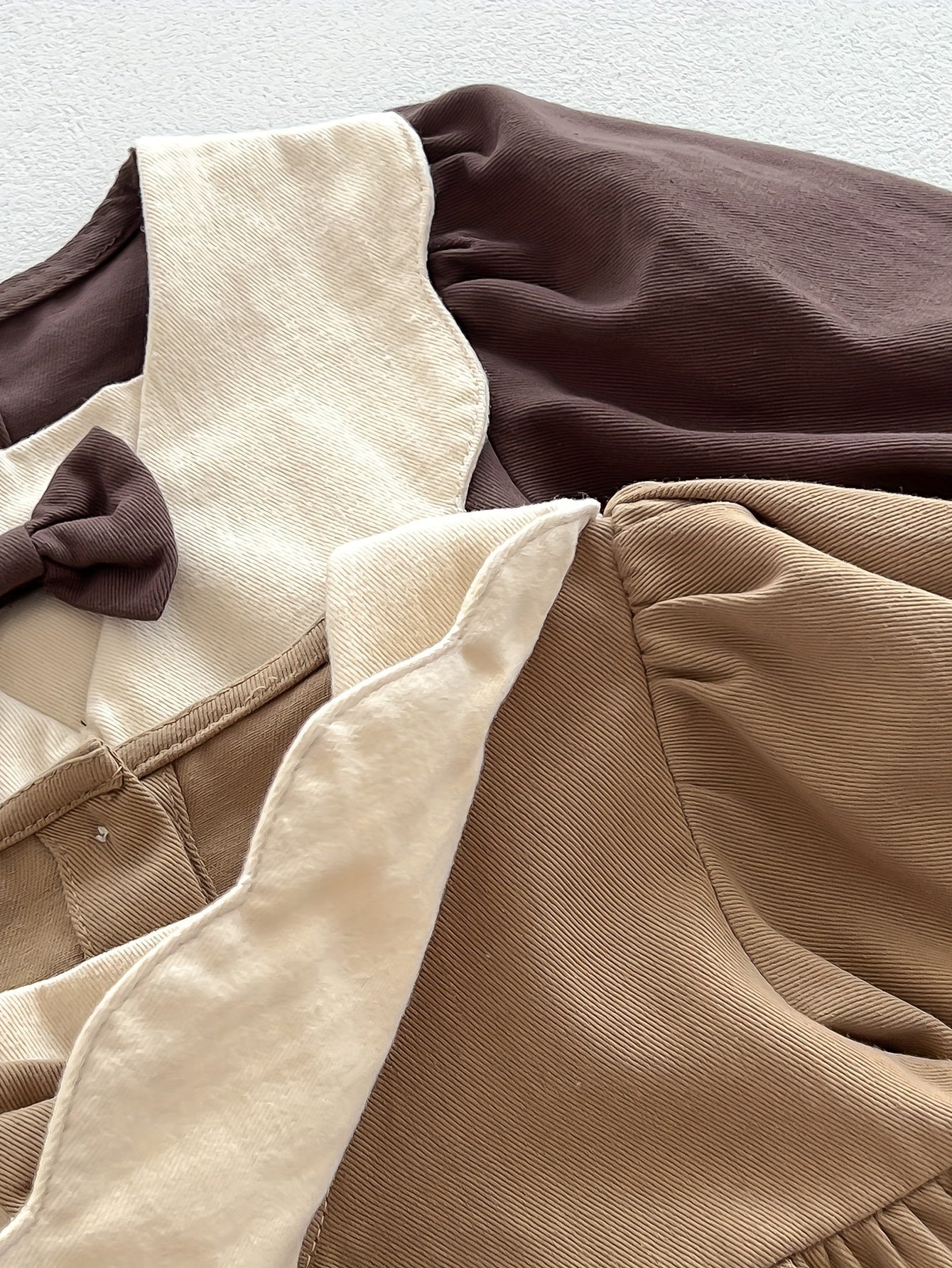 Infant Toddler Girls Vintage Princess Dress Woven Cotton Flared Knee Length