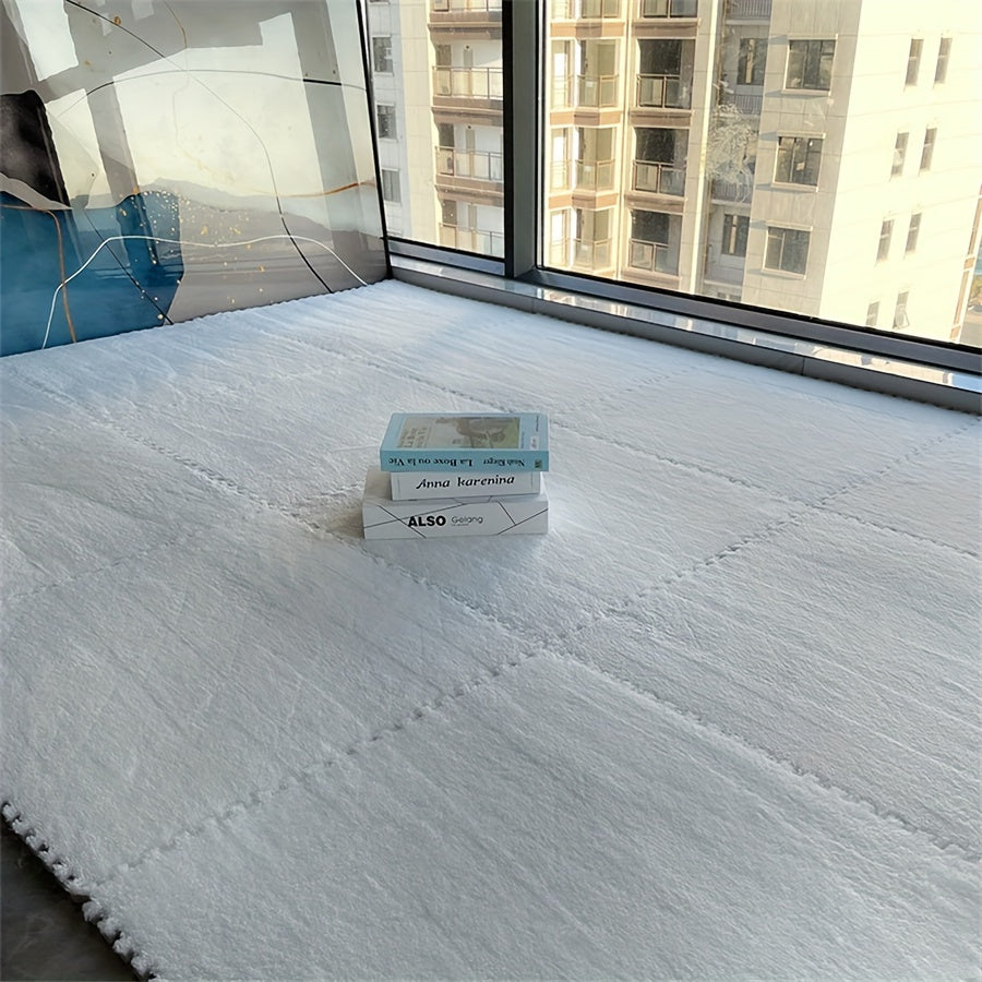 Bir-biriga mos keladigan gilam to'plami 12 ta to'liq rangli kvadrat matlar 29.97cm Qo'lda yuvish mumkin