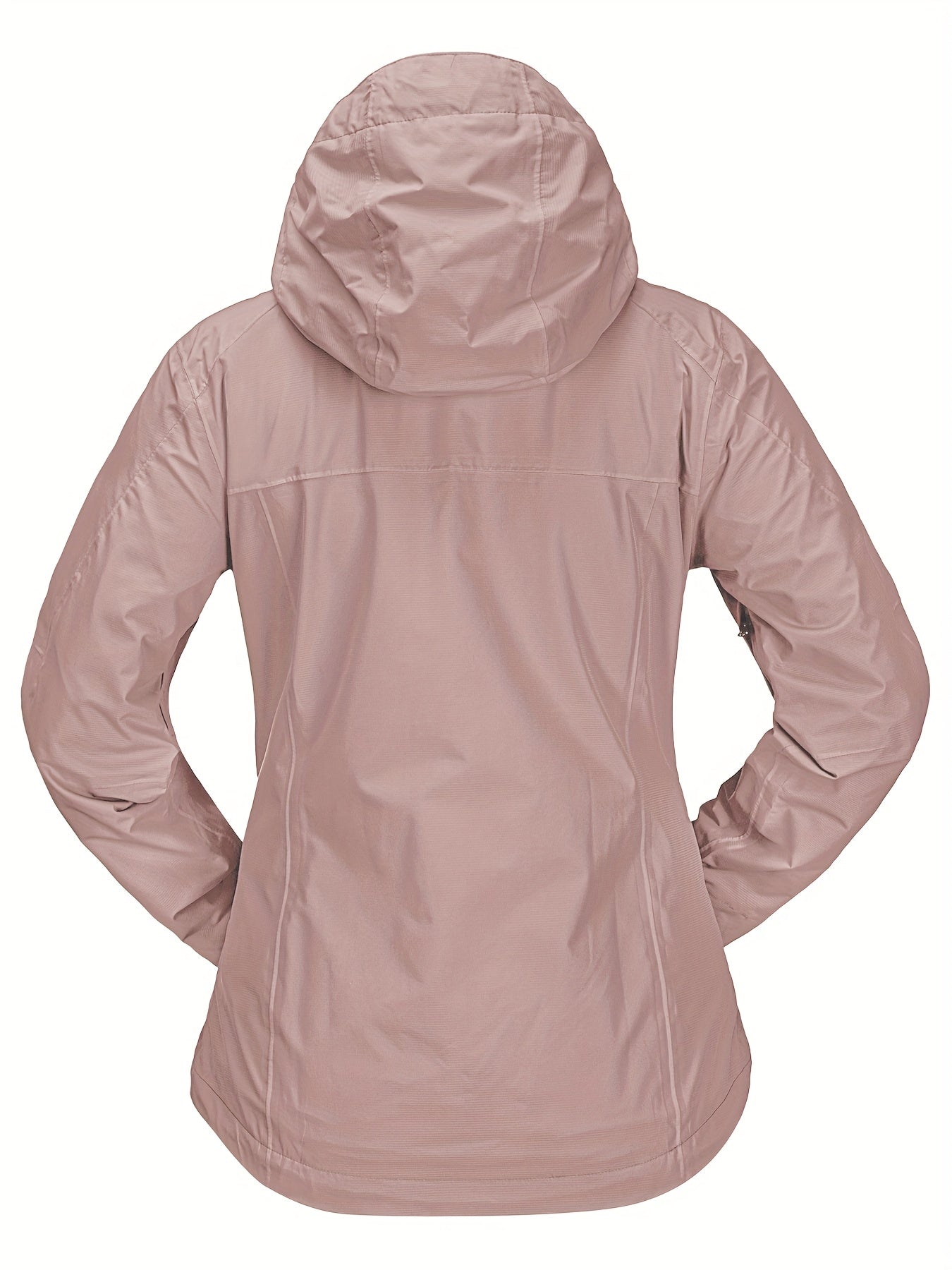 Women's Packable Lightweight Windbreaker Jacket with Hood and Inner Pocket