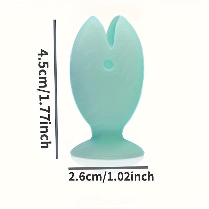 Fish Shaped Silicone Toothbrush Holder, Portable Travel Stand, Cute Toothbrush Cover