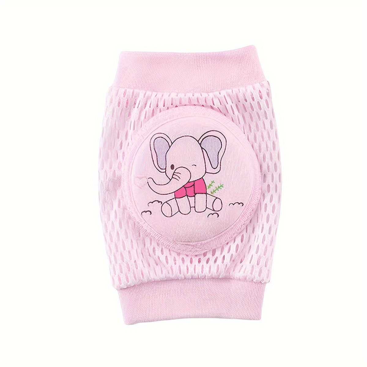 Protectores de rodillas para bebé jirafa para gatear, rosa, algodón, 0+