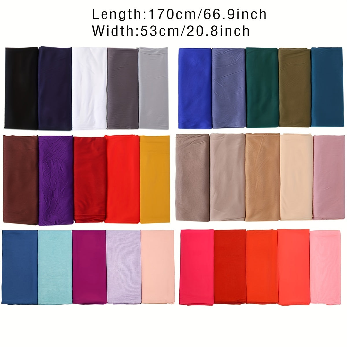 Lightweight Jersey Hijab Scarf for Women Sun Protection Versatile Windproof Head Cover