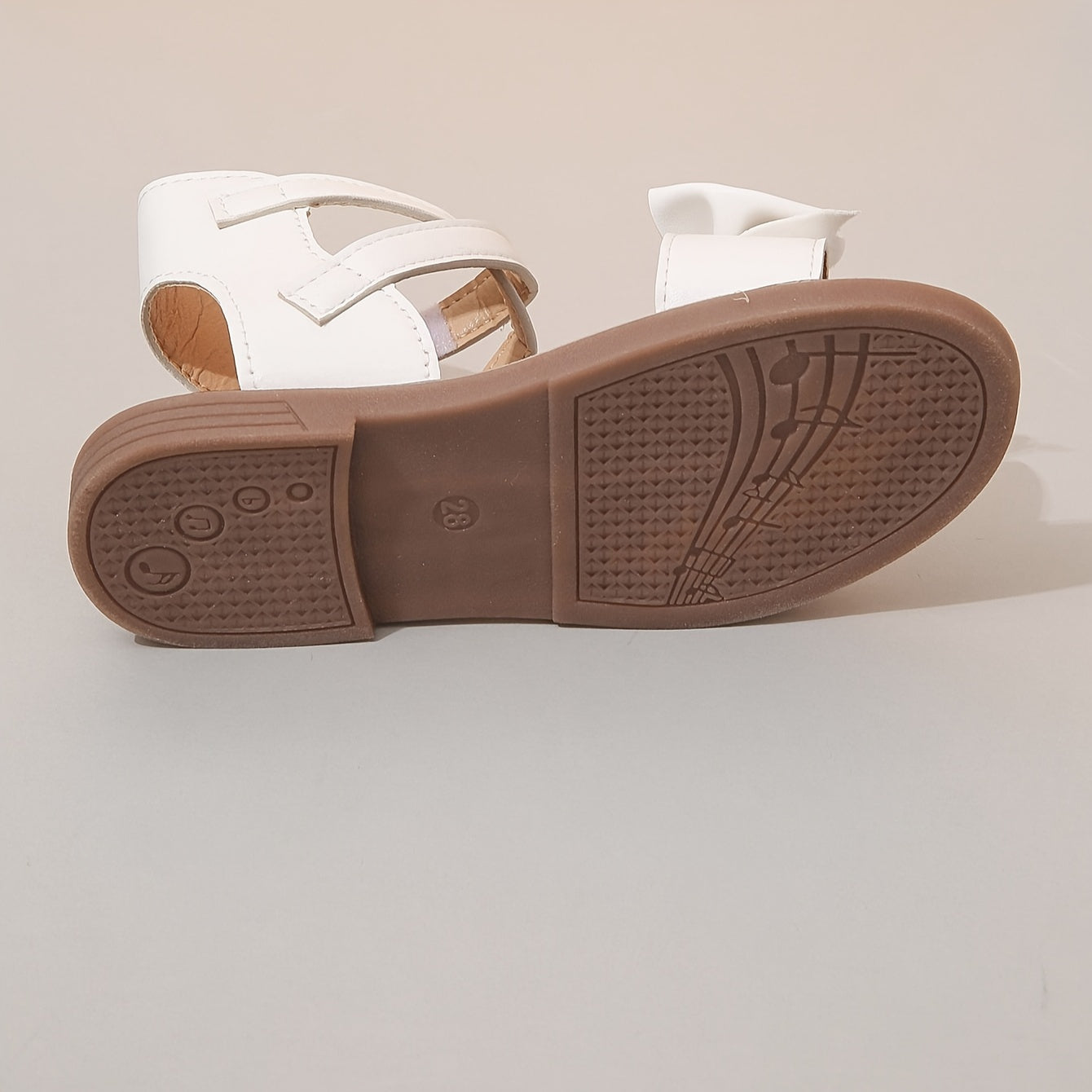 Girls' Open Toe Bowknot Sandals Lightweight Breathable Summer Fall Indoor Outdoor