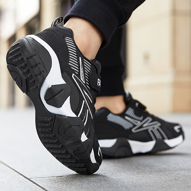 Toddler Boys Girls Sneakers Casual Sports Style Low Top PU Upper TPR Sole Non-Slip Running Shoes