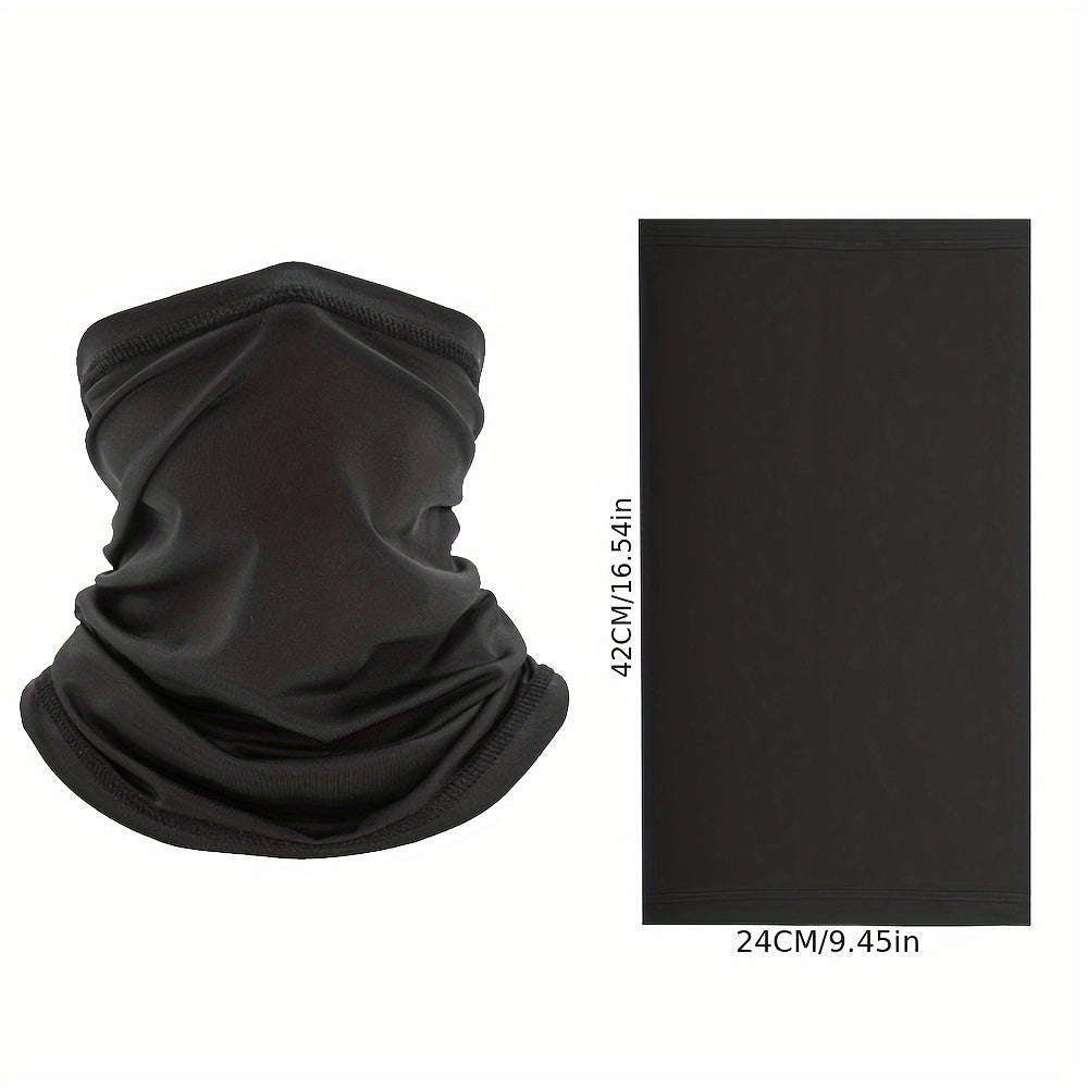 Gaiter facial de cuello reutilizable, transpirable y unisex para motocicleta