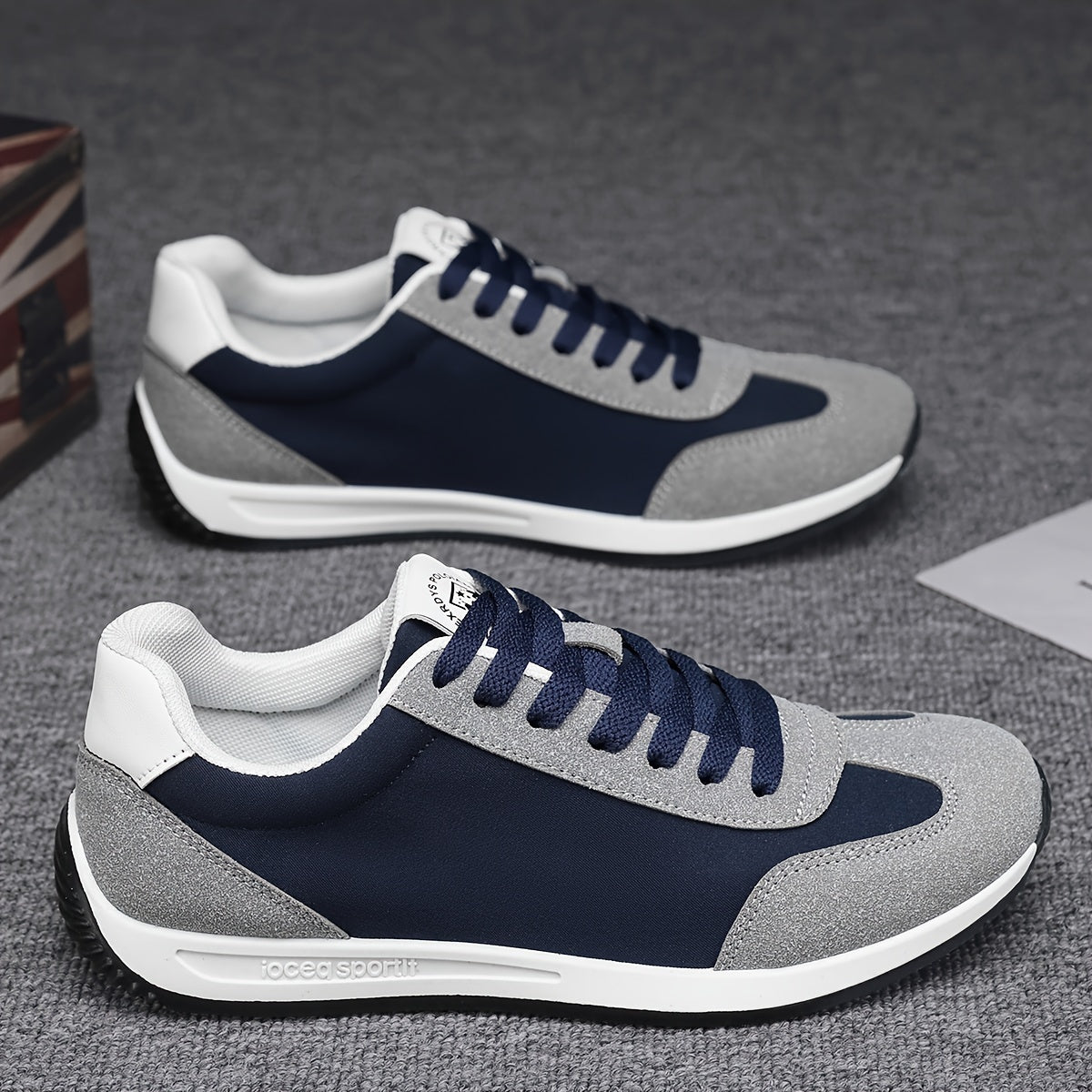 Men's Canvas Casual Shoes Breathable Anti-Odor Anti-Slip Low Top for Daily Outdoor Activities