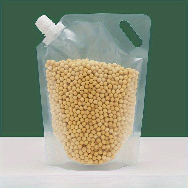 Bolsa de almacenamiento de grano transparente y reforzada a prueba de humedad