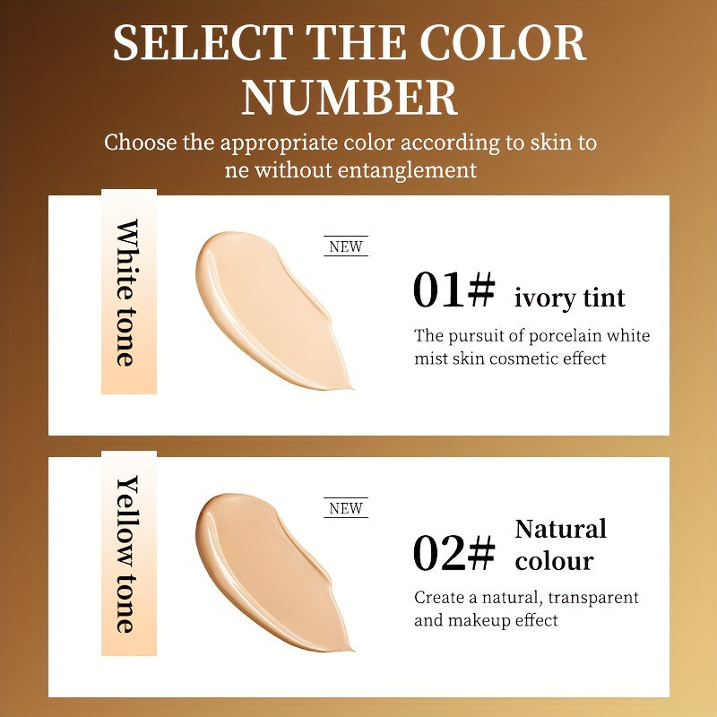 45ml Waterproof Matte CC Foundation with Brightening, Isolating, and Breathable Coverage