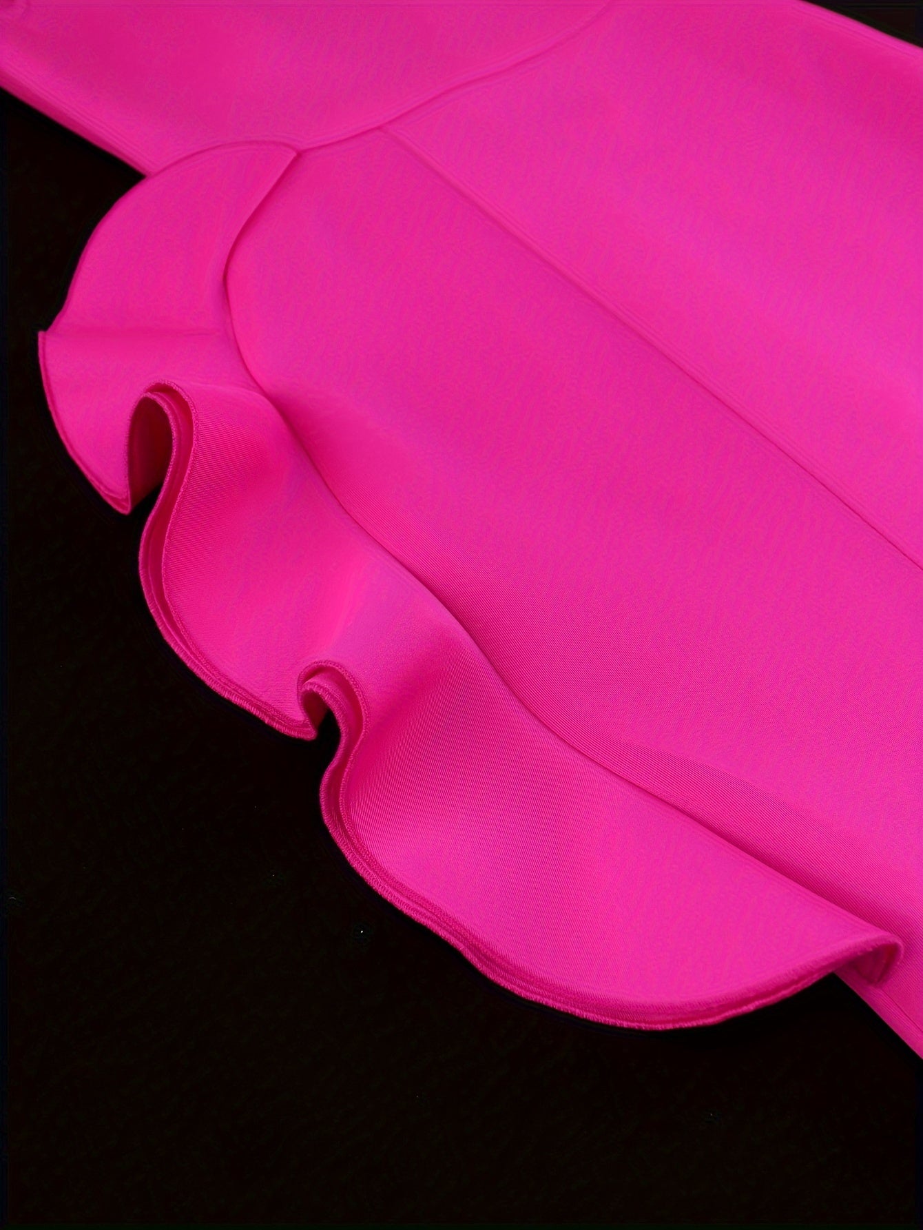 Women's Rose Red Evening Party Dress Deep V-Neck Slit Bodycon Gown