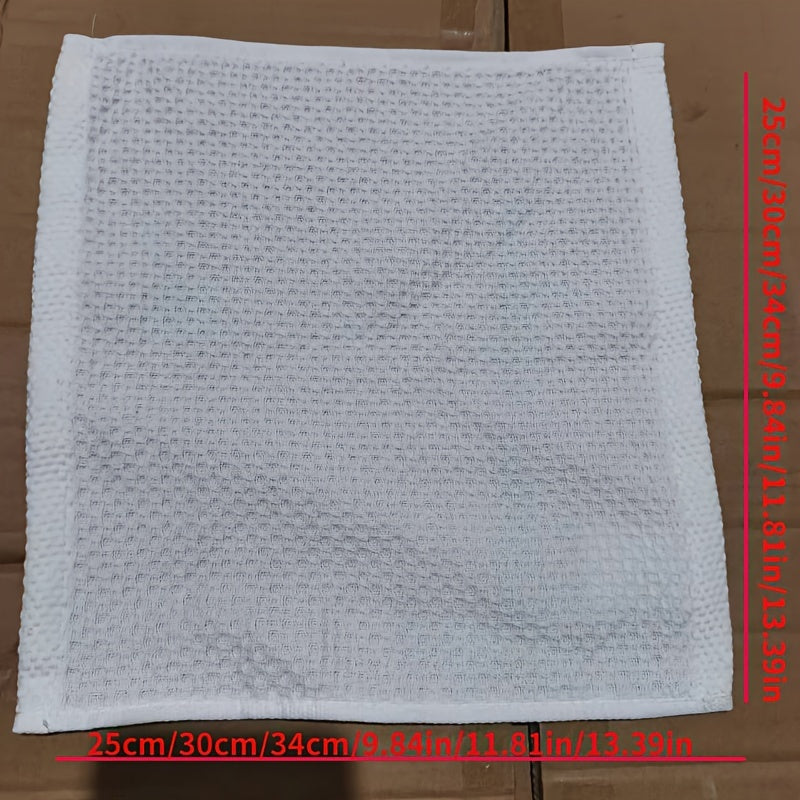 Toalla de cocina cuadrada con gancho, absorbente y resistente a la decoloración