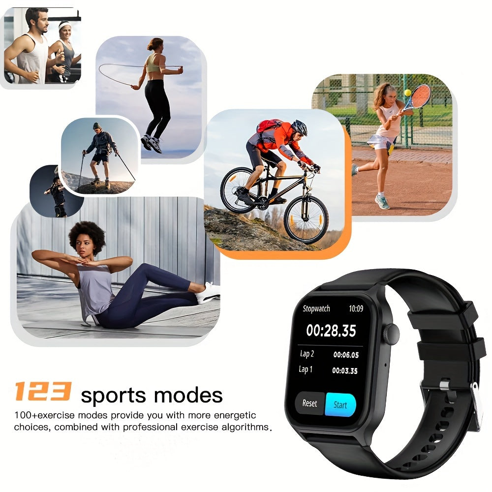 Women's Smartwatch 1.83 Inch Digital Fitness Watch Waterproof IP68 Compatible with iOS and Android