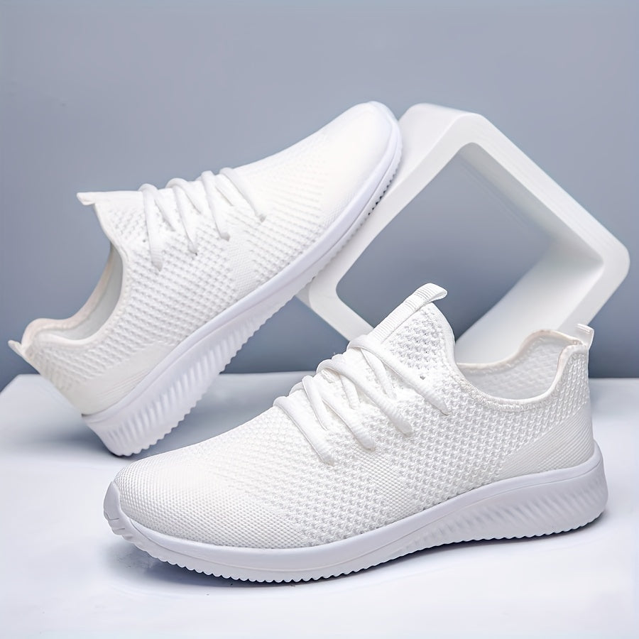 Plus Size Breathable Running Shoes for Men Non-Slip Soft Sole Casual Sneakers