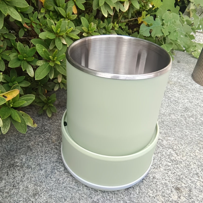 Molino de café eléctrico con enchufe estándar europeo, cuchillas de acero inoxidable, operación con un toque para granos, especias y cereales, uso doméstico, regalo