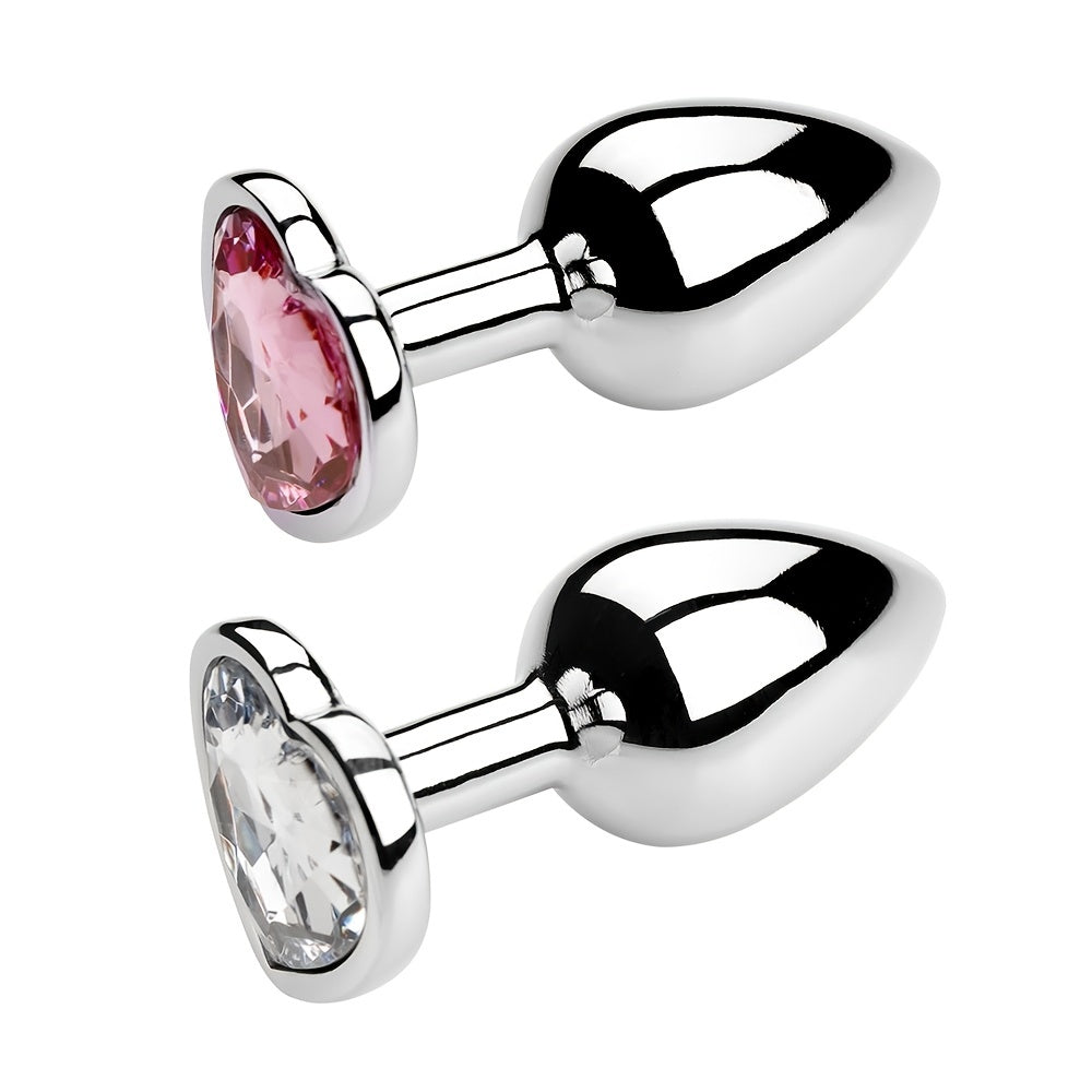 Унисекс силиконовая анальная пробка в форме сердца для личного секс-игрушки массажер