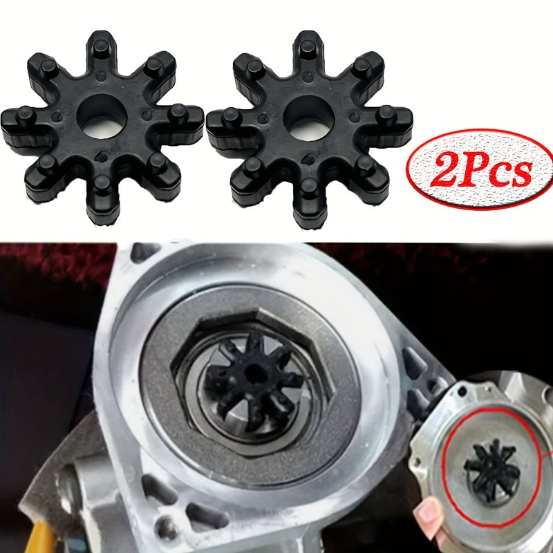 Flexible Steering Column Coupler Rubber Gasket for Korean Cars 2 Pack