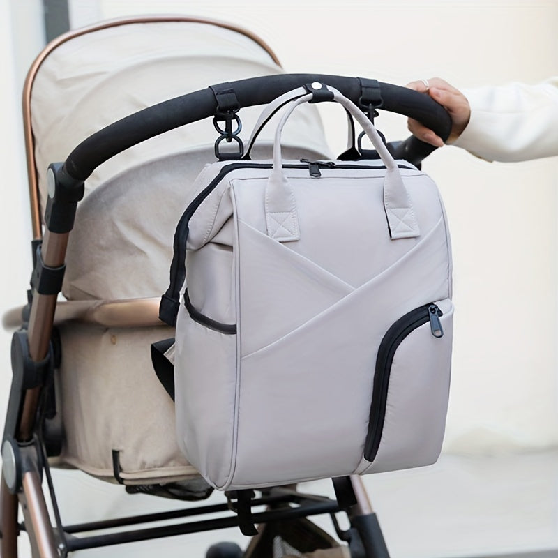 Diaper Bag for Moms Water-Resistant Stroller Attachment Large Capacity Stylish Backpack