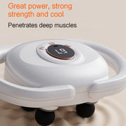 Deep Tissue Massage Gun with 6 Heads USB Rechargeable Full Body Vibration Muscle Relaxer