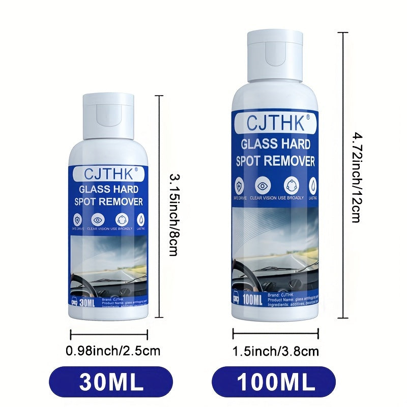 Car Glass Cleaner Rainproof Anti-Fog Polishing Degreasing Heavy Spot Removal