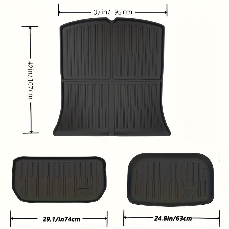 Car Interior Accessory Waterproof Dustproof Rear Trunk Mat for Tesla Model Y