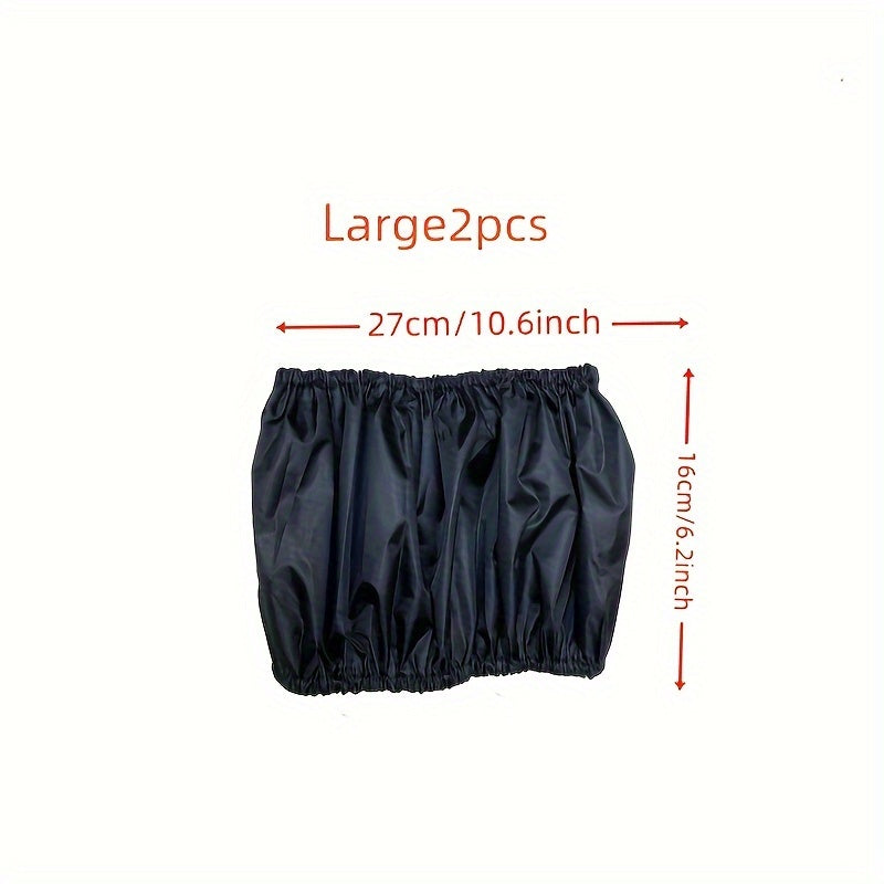 Juego de 2 fundas de poliéster para ruedas de cochecito infantiles, a prueba de polvo y fáciles de limpiar