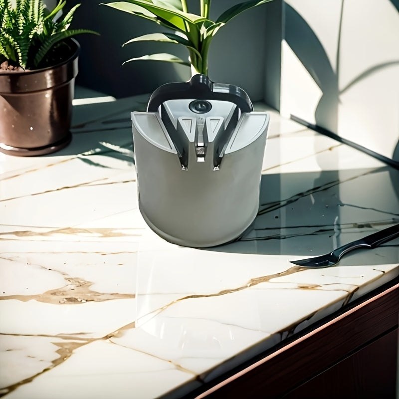 Электрический точильный нож с присоской, перезаряжаемый через USB, компактный кухонный гаджет