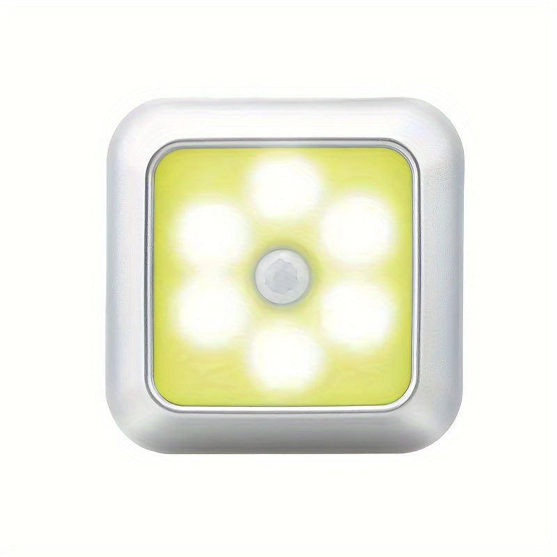 6LED Motion Sensor Night Light for Indoor Bedroom and Staircase Lighting