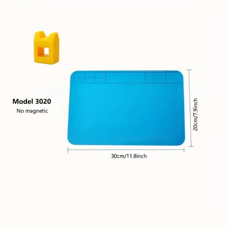 Silicone Repair Mat with Magnetic Tools for Mobile Phone and Computer Repair High-Temperature Welding