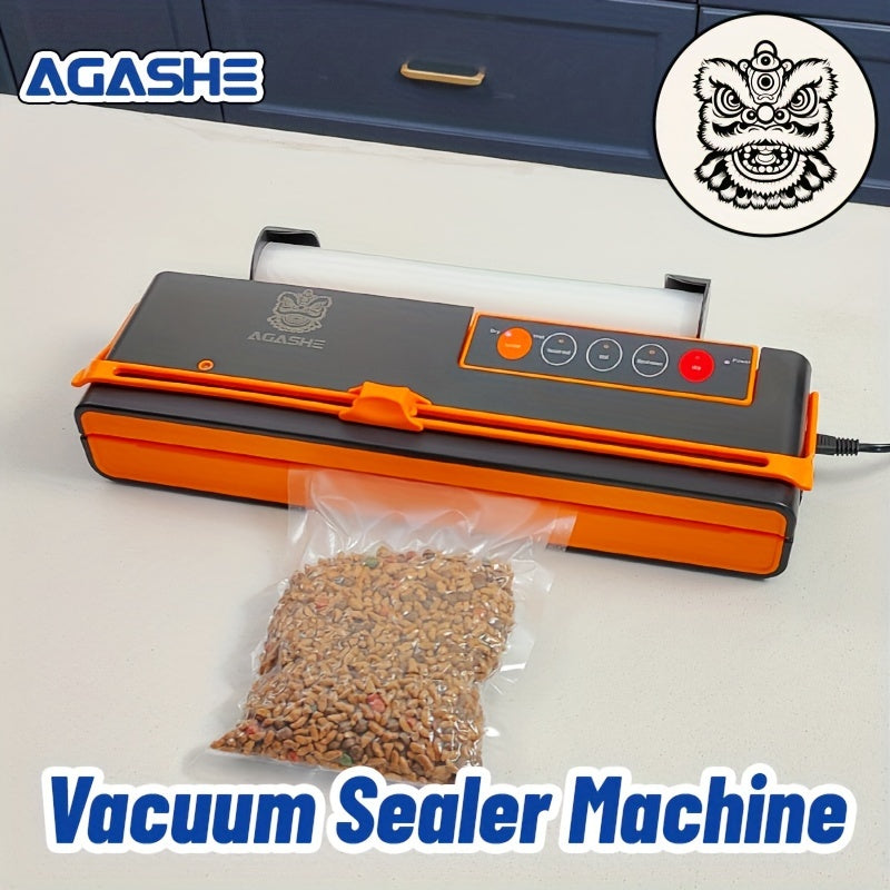 Vacuum Sealer Machine 75Kpa for 32cm Bags with Roll Holder Cutting Knife