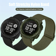22mm Elastic Nylon Watch Strap for Men and Women Compatible with Garmin Instinct Series