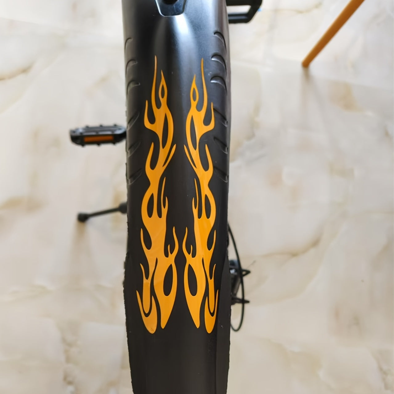 Отражающие цветные наклейки с пламенем для мотоциклетных виниловых наклеек