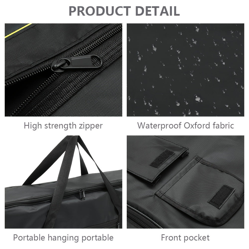 61-Key Waterproof Oxford Cloth Keyboard Bag with Carrying Handle for Piano and Electronic Organ Storage and Travel
