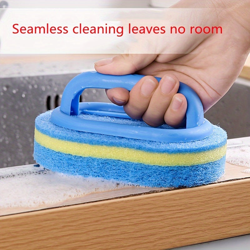 Cepillo de limpieza con mango para baño y cocina, cepillo de fregar duradero