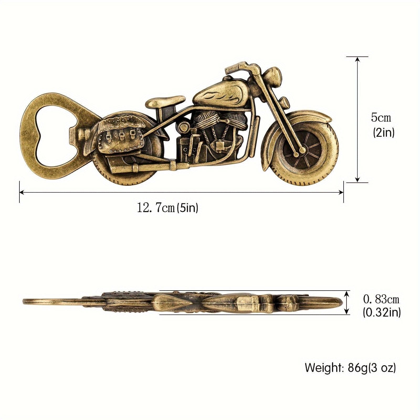 Набор подарков для открывания бутылок с пивом для мотоциклов с картой Кага