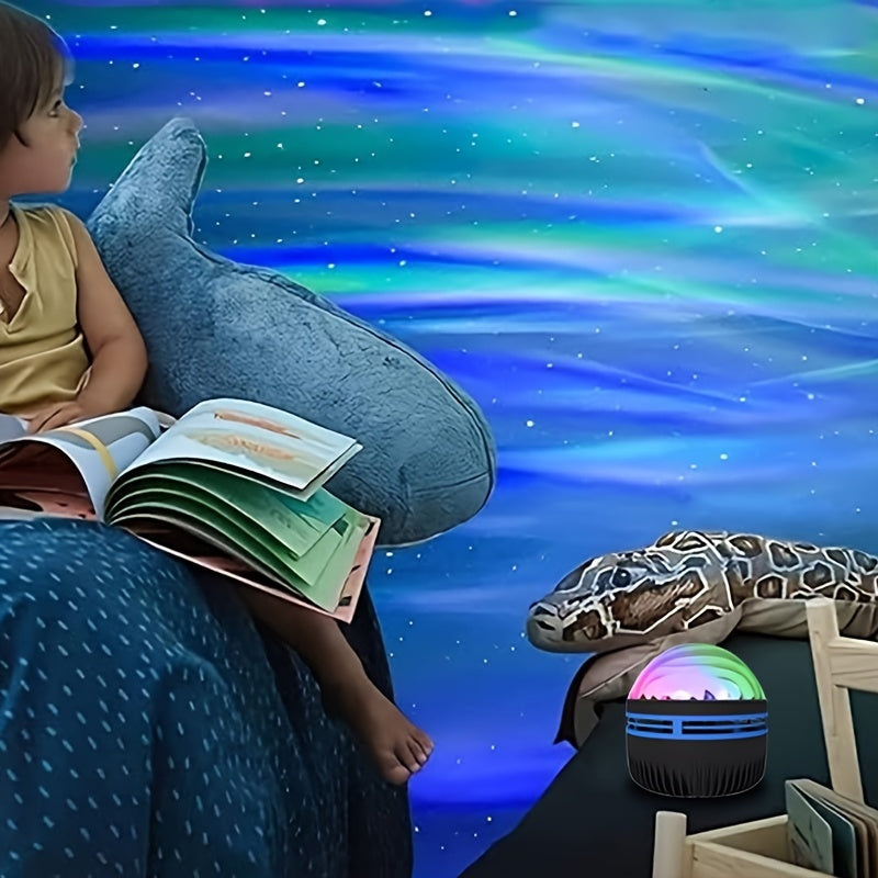 Water Ripple Projection Lamp USB Powered for Bedroom Living Room Decor