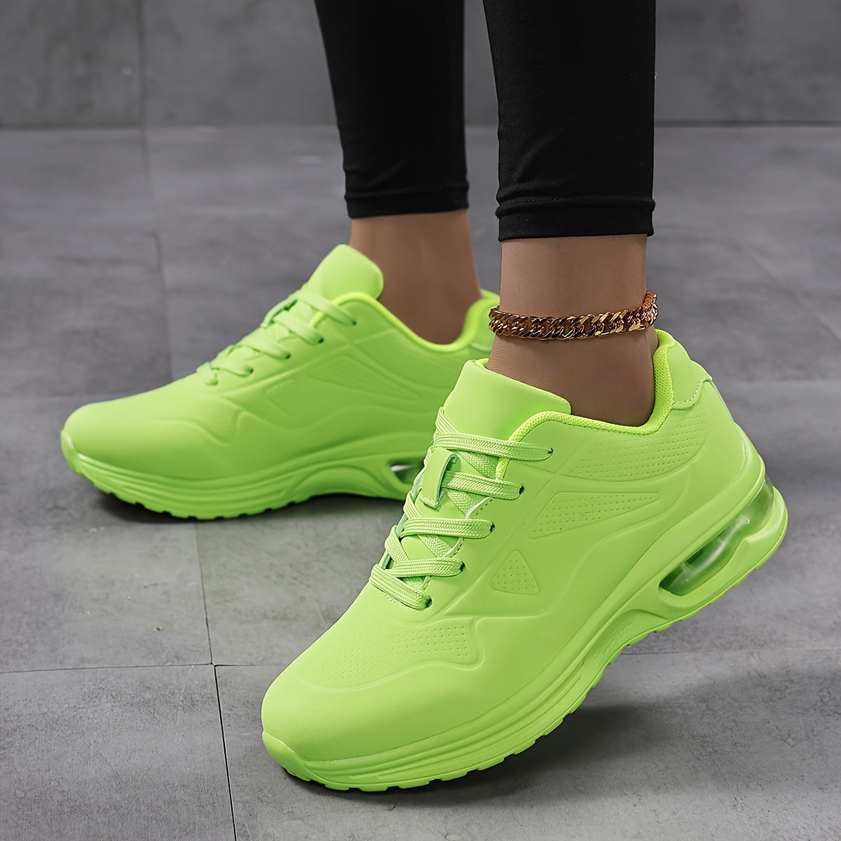 Women's Breathable Mesh Casual Sneakers with Air Cushion and Low Top