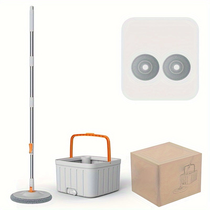 360° Swivel Mop and Bucket Set for Home Kitchen Bathroom Cleaning
