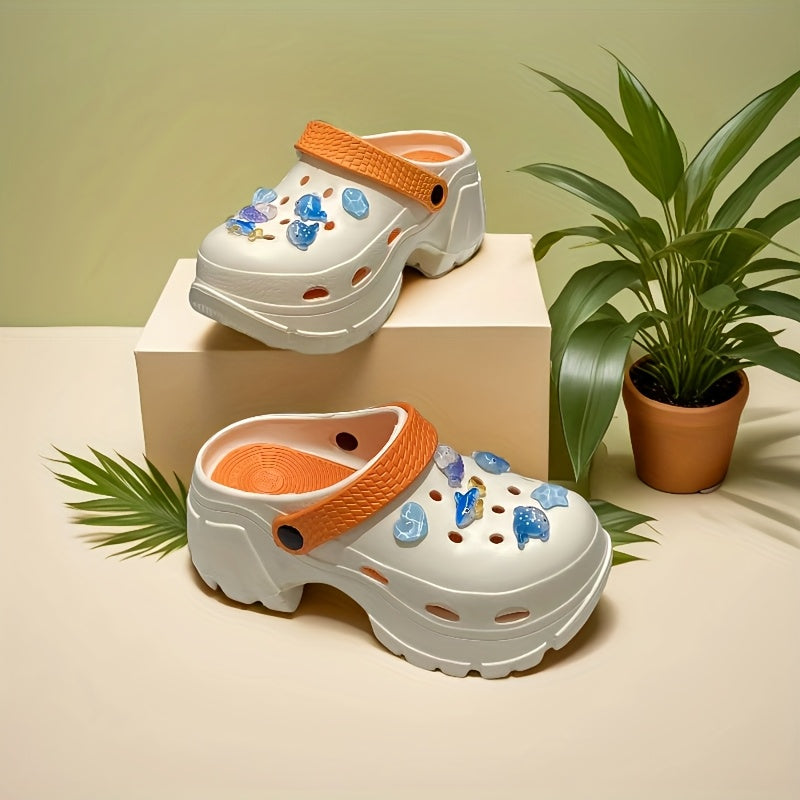 Women Casual Shoes Fish Charm EVA Thick Sole Beach Summer Footwear